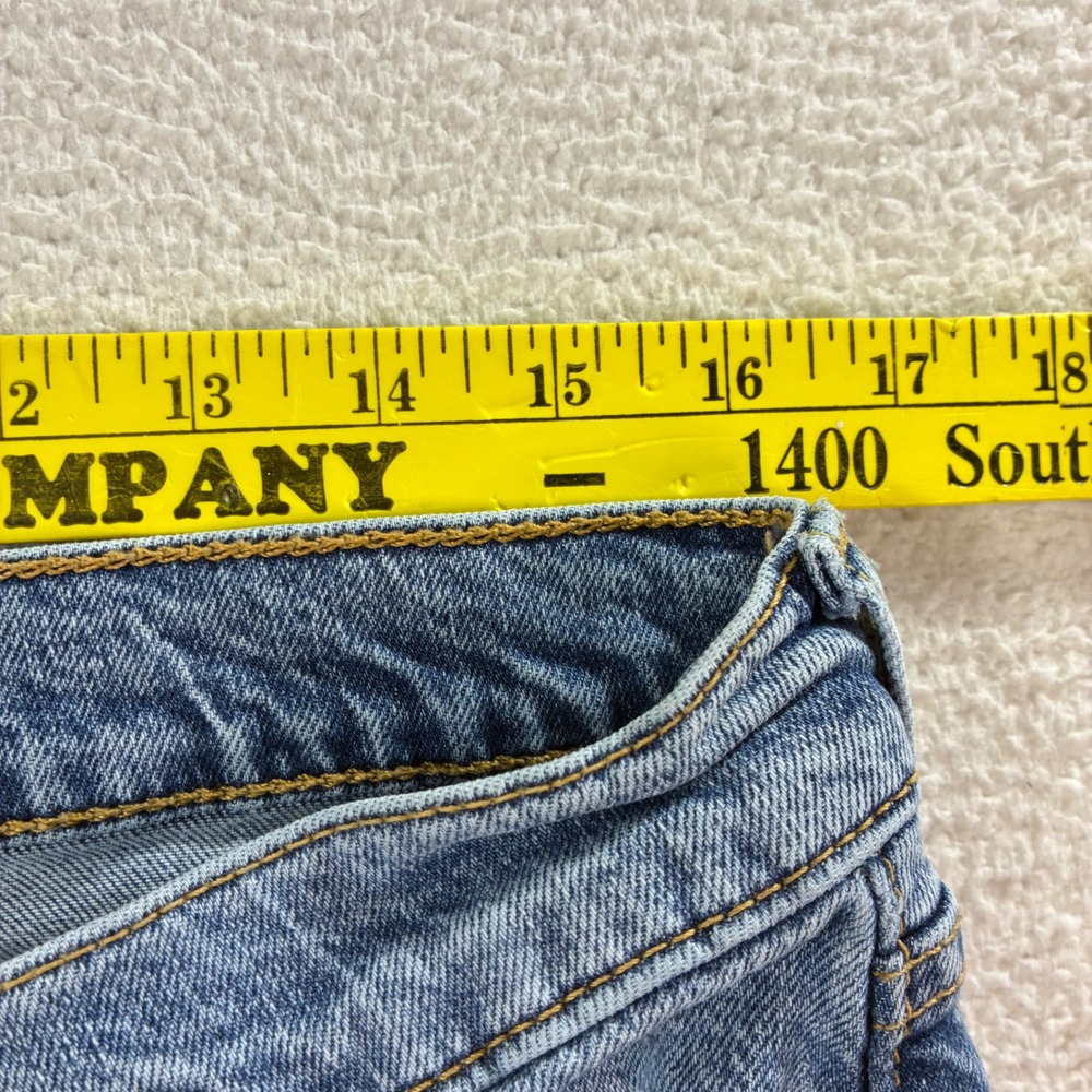 Levi 531 Athletic Slim Jeans Mens 36x34 Blue Distressed Stretch Streetwear Denim - Picture 5 of 7